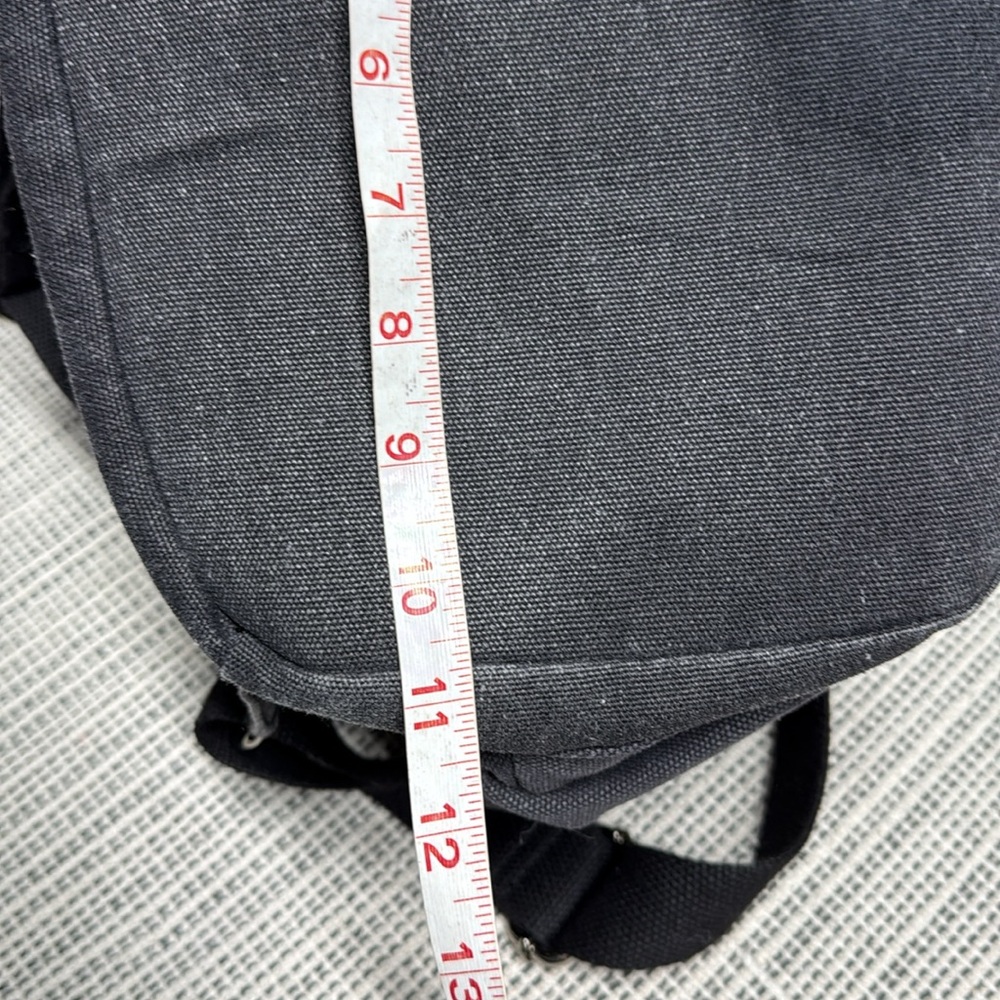 Dream Control Black Canvas Patchwork Backpack Med… - image 5